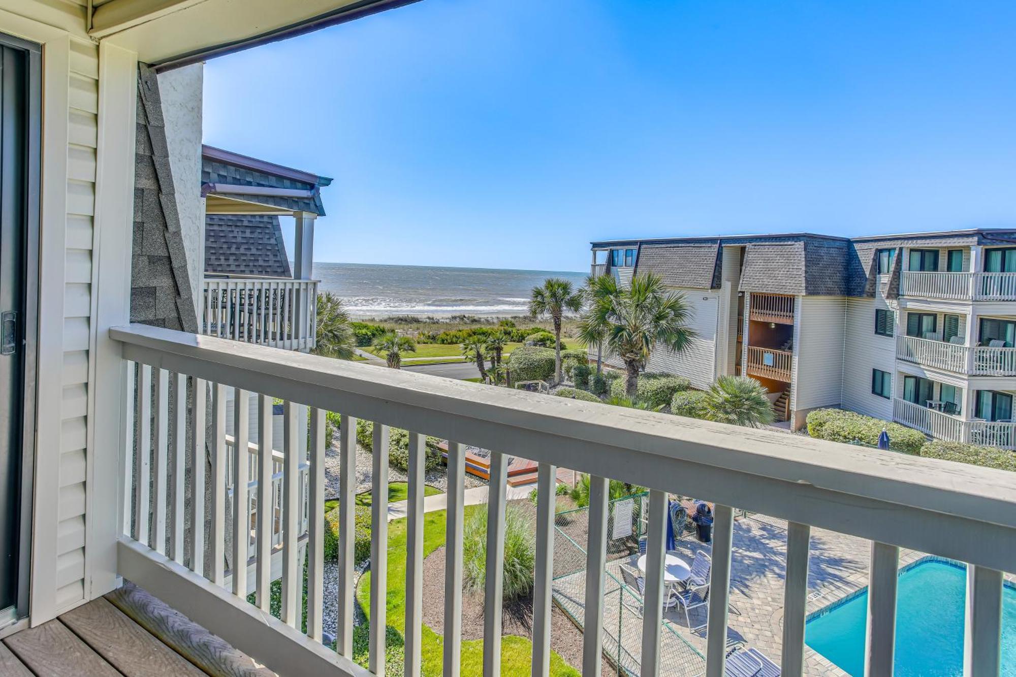 Beachfront Resort Condo With Pool View And Balcony! Myrtle Beach Eksteriør bilde